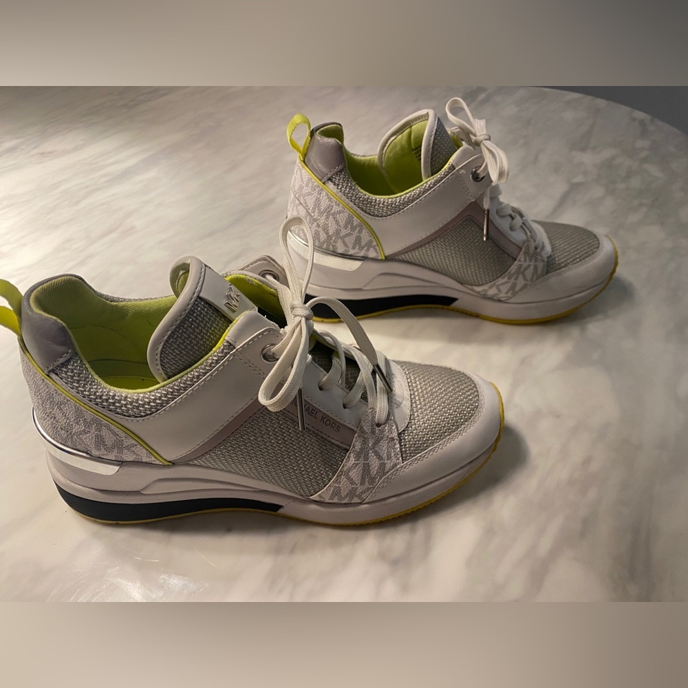 Michael Kors Sneakers silver and neon